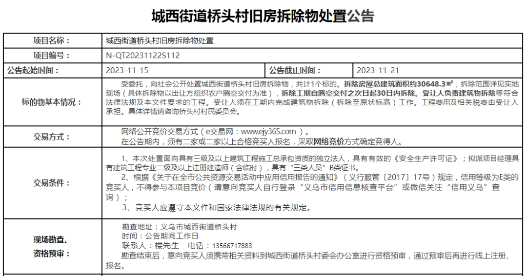 拆！涉及义乌多个村落！总面积超5万平！