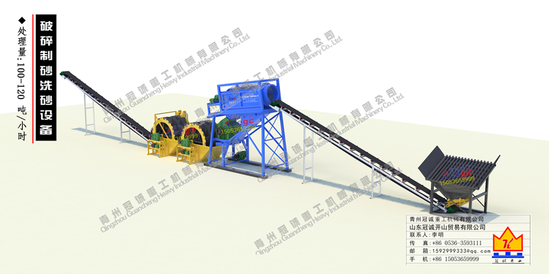 风化沙-制砂-洗沙-细沙回收一体设备(图1)