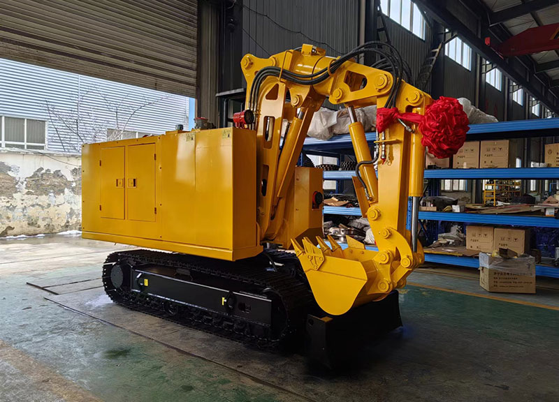 矿安机电自主研发生产的液压挖掘机专车发货(图2)