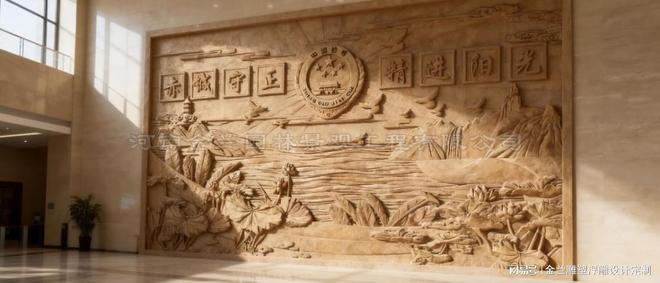 检察院仿砂岩浮雕定制：金兰承制浙江检察院大型浮雕圆满落成(图4)